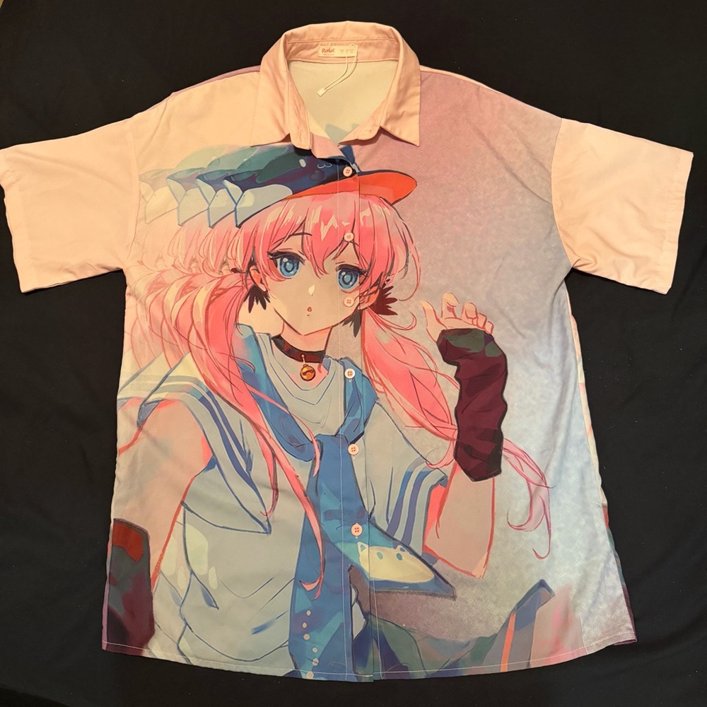 Anime Button Up Shirt